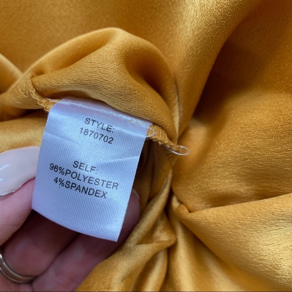 NWT Anthropologie Current Air Mustard Jumpsuit Med - Picture 15 of 15